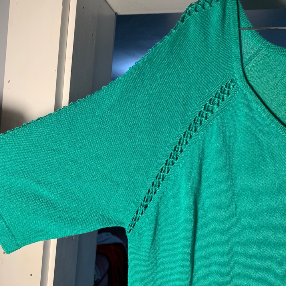 BCBG Green Knit Dress